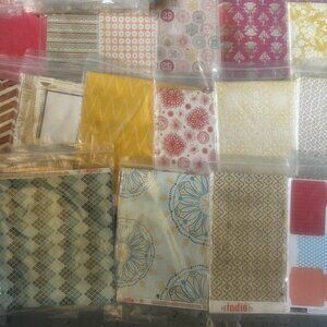 HUGE LOT OF 20 PACKS OF 12x12 SCRAPBOOKING CARDSTOCK RETAIL FOR OVER $500/NEW